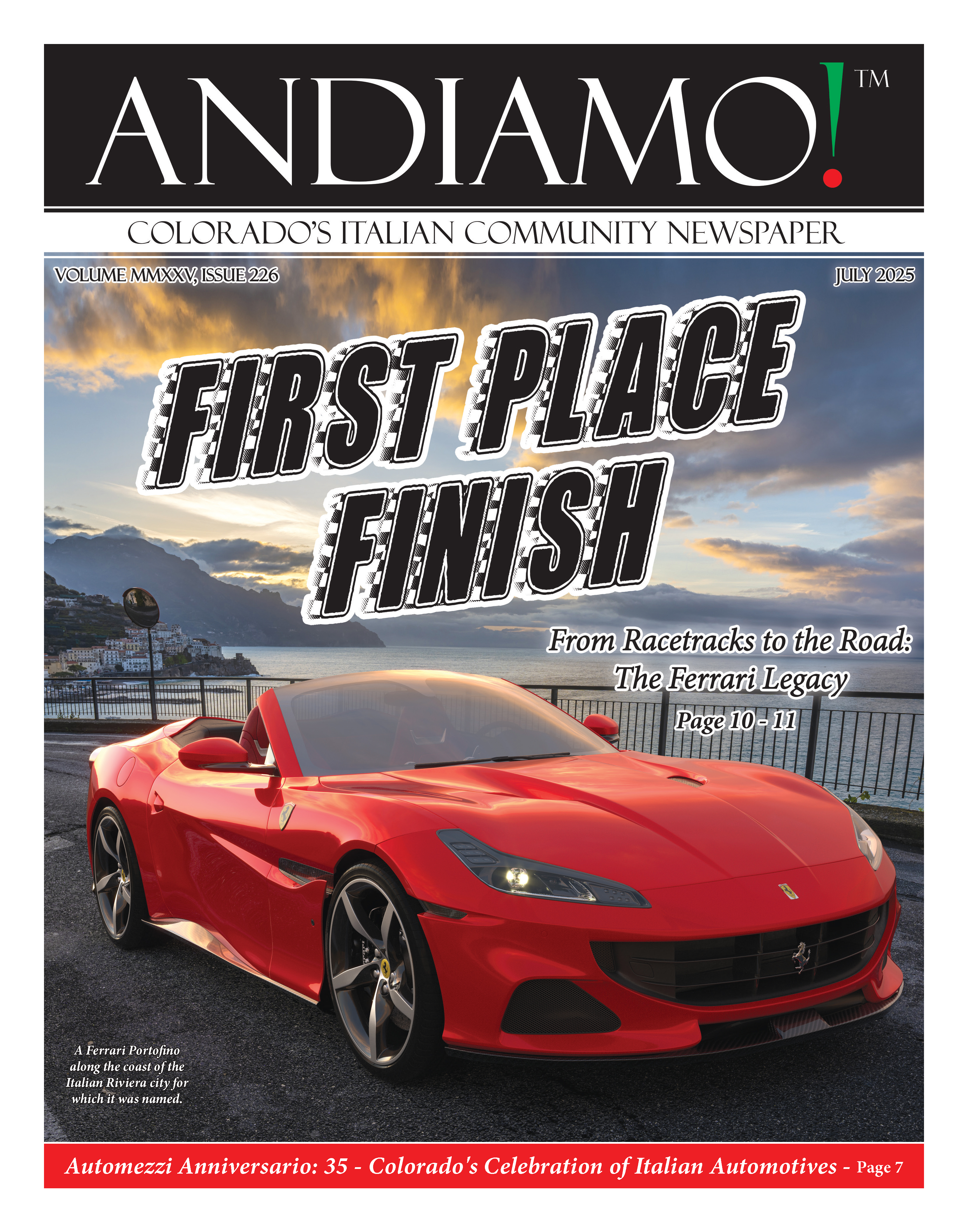 First Place Finish - From Racetracks to the Road: The Ferrari Legacy